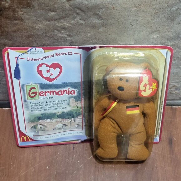 Ty Germania the Bear McDonalds International Bears II Ty Beanie Babies 1990 - Picture 2 of 10